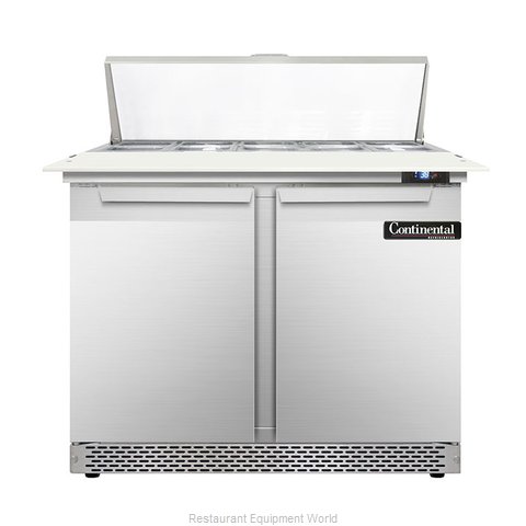 Continental Refrigerator DL36-10C-FB Refrigerated Counter, Sandwich / Salad Top