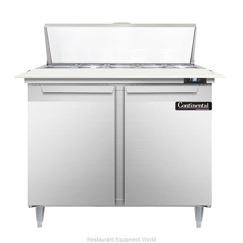 Continental Refrigerator DL36-10C Refrigerated Counter, Sandwich / Salad Top