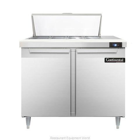 Continental Refrigerator DL36-8 Refrigerated Counter, Sandwich / Salad Top