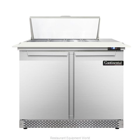 Continental Refrigerator DL36-8C-FB Refrigerated Counter, Sandwich / Salad Top