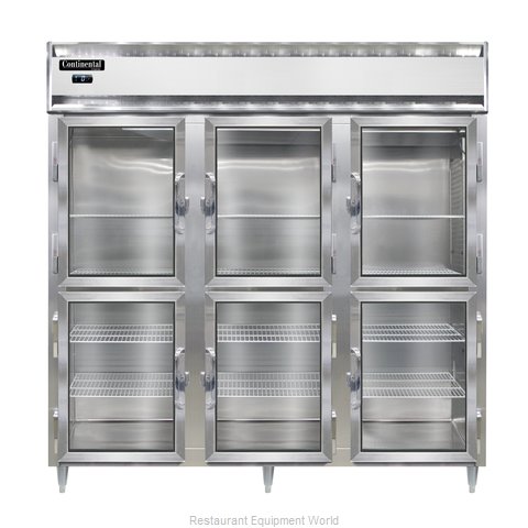 Continental Refrigerator DL3F-GD-HD Freezer, Reach-In