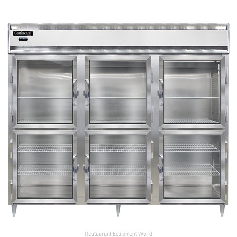 Continental Refrigerator DL3FE-GD-HD Freezer, Reach-In