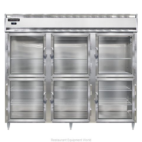 Continental Refrigerator DL3FE-SA-GD-HD Freezer, Reach-In