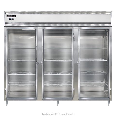 Continental Refrigerator DL3FE-SS-GD Freezer, Reach-In