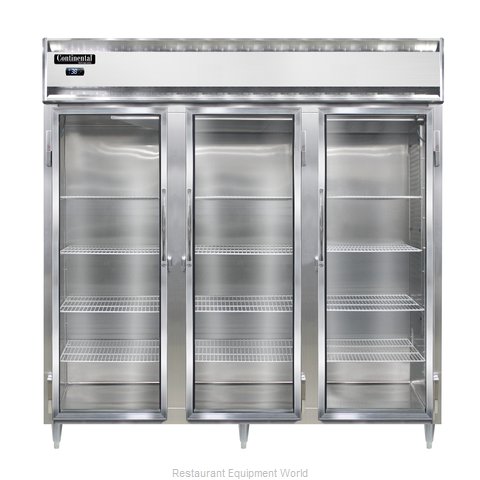 Continental Refrigerator DL3R-GD Refrigerator, Reach-In