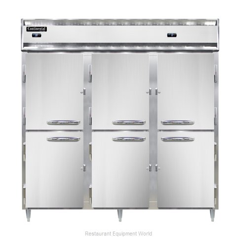 Continental Refrigerator DL3RFF-HD Refrigerator Freezer, Reach-In