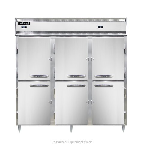 Continental Refrigerator DL3RFF-SA-PT-HD Refrigerator Freezer, Pass-Thru