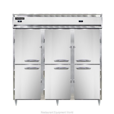 Continental Refrigerator DL3RFF-SS-HD Refrigerator Freezer, Reach-In