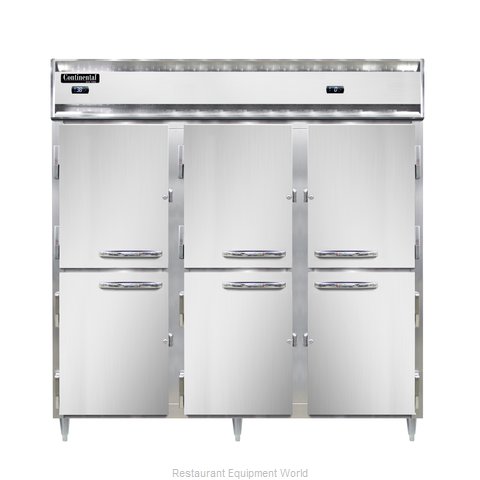 Continental Refrigerator DL3RFF-SS-PT-HD Refrigerator Freezer, Pass-Thru (Magnified)