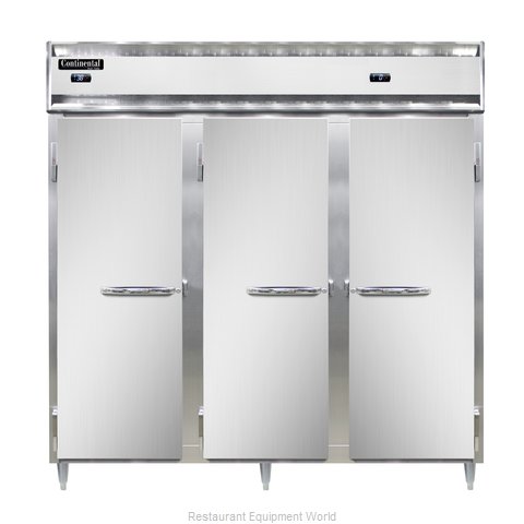 Continental Refrigerator DL3RFF Refrigerator Freezer, Reach-In