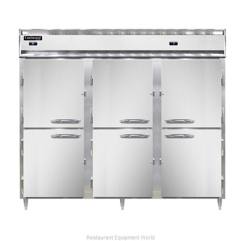 Continental Refrigerator DL3RFFE-SS-HD Refrigerator Freezer, Reach-In