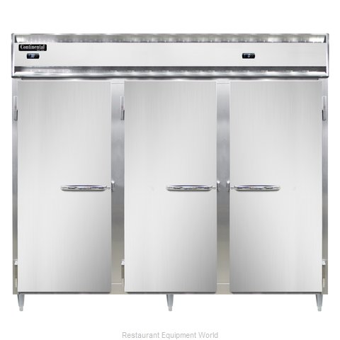 Continental Refrigerator DL3RFFE Refrigerator Freezer, Reach-In