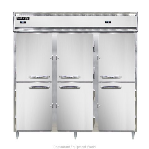 Continental Refrigerator DL3RRF-SS-PT-HD Refrigerator Freezer, Pass-Thru