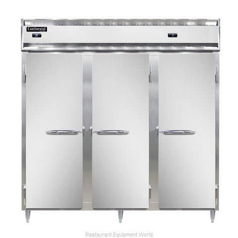 Continental Refrigerator DL3RRF-SS Refrigerator Freezer, Reach-In