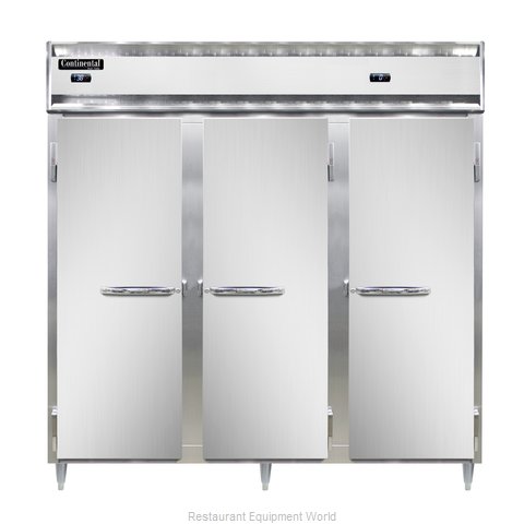 Continental Refrigerator DL3RRF Refrigerator Freezer, Reach-In