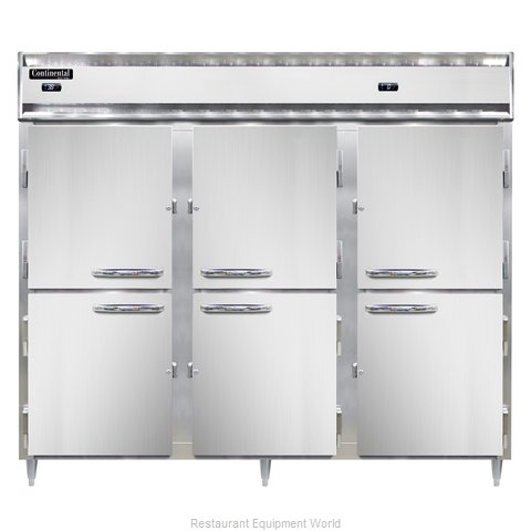 Continental Refrigerator DL3RRFE-SA-HD Refrigerator Freezer, Reach-In