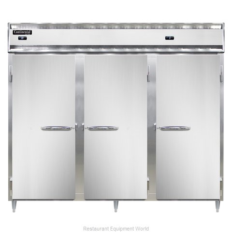 Continental Refrigerator DL3RRFE-SS-PT Refrigerator Freezer, Pass-Thru