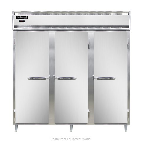 Continental Refrigerator DL3W-SS-PT Heated Cabinet, Pass-Thru