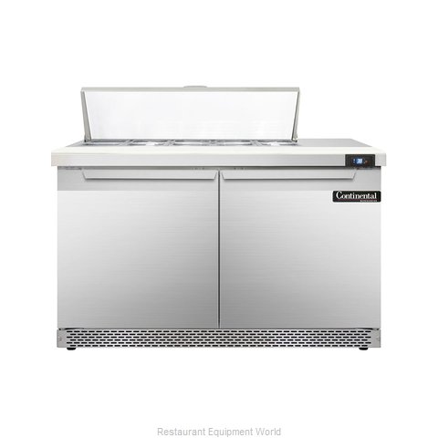 Continental Refrigerator DL48-10-FB Refrigerated Counter, Sandwich / Salad Top