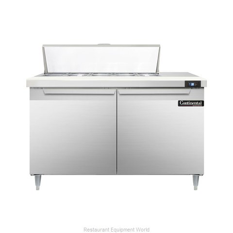 Continental Refrigerator DL48-10 Refrigerated Counter, Sandwich / Salad Top