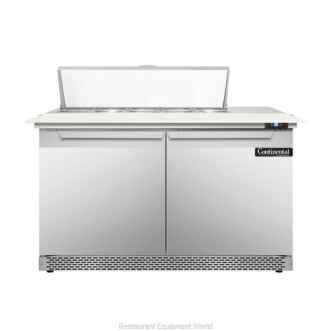 Continental Refrigerator DL48-10C-FB Refrigerated Counter, Sandwich / Salad Top