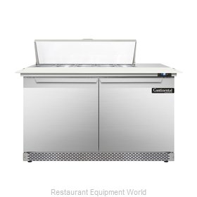 Continental Refrigerator DL48-10C-FB Refrigerated Counter, Sandwich / Salad Top