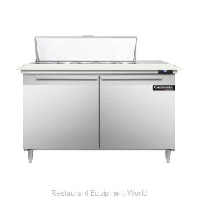 Continental Refrigerator DL48-10C Refrigerated Counter, Sandwich / Salad Top