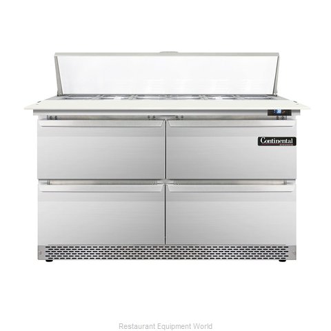 Continental Refrigerator DL48-12C-FB-D Refrigerated Counter, Sandwich / Salad To