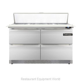 Continental Refrigerator DL48-12C-FB-D Refrigerated Counter, Sandwich / Salad To