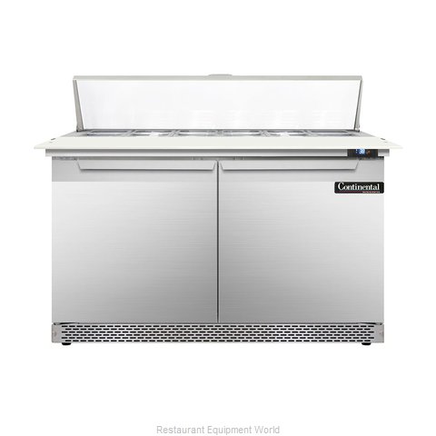 Continental Refrigerator DL48-12C-FB Refrigerated Counter, Sandwich / Salad Top