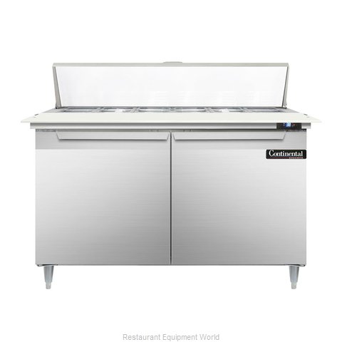 Continental Refrigerator DL48-12C Refrigerated Counter, Sandwich / Salad Top