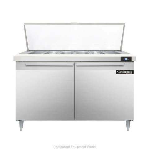 Continental Refrigerator DL48-18M Refrigerated Counter, Mega Top Sandwich / Sala