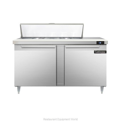 Continental Refrigerator DL60-12 Refrigerated Counter, Sandwich / Salad Top