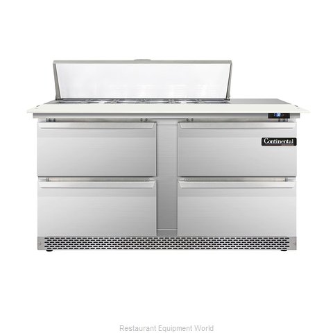 Continental Refrigerator DL60-12C-FB-D Refrigerated Counter, Sandwich / Salad To