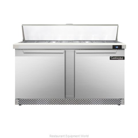 Continental Refrigerator DL60-16-FB Refrigerated Counter, Sandwich / Salad Top