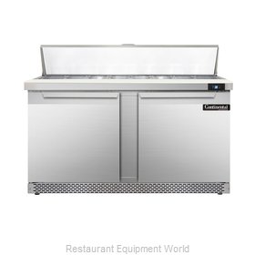 Continental Refrigerator DL60-16-FB Refrigerated Counter, Sandwich / Salad Top