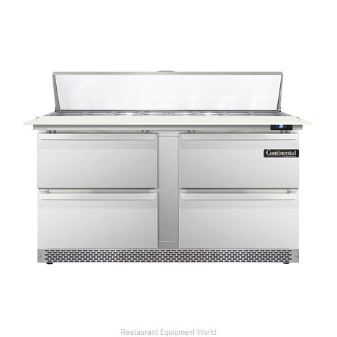Continental Refrigerator DL60-16C-FB-D Refrigerated Counter, Sandwich / Salad To