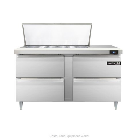 Continental Refrigerator DL60-18M-D Refrigerated Counter, Mega Top Sandwich / Sa