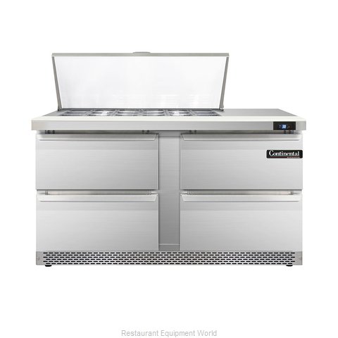 Continental Refrigerator DL60-18M-FB-D Refrigerated Counter, Mega Top Sandwich /
