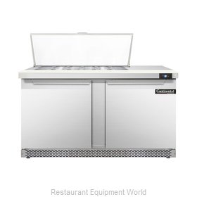 Continental Refrigerator DL60-18M-FB Refrigerated Counter, Mega Top Sandwich / S