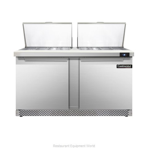 Continental Refrigerator DL60-24M-FB Refrigerated Counter, Mega Top Sandwich / S