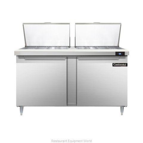 Continental Refrigerator DL60-24M Refrigerated Counter, Mega Top Sandwich / Sala