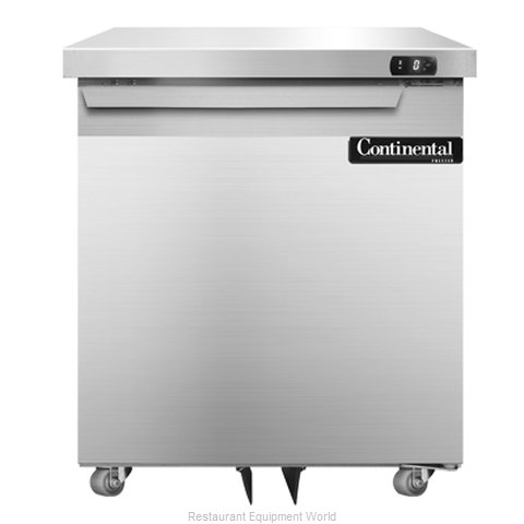 Continental Refrigerator DLF27-SS-U Freezer, Undercounter, Reach-In
