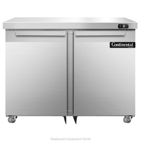 Continental Refrigerator DLF36-SS-U Freezer, Undercounter, Reach-In
