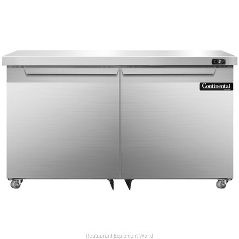 Continental Refrigerator DLF48-SS-U Freezer, Undercounter, Reach-In