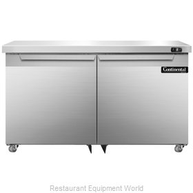 Continental Refrigerator DLF48-SS-U Freezer, Undercounter, Reach-In