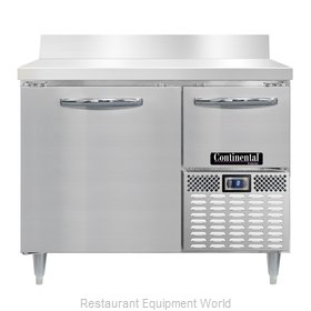 Continental Refrigerator DLFA43-SS-BS Freezer Counter, Work Top