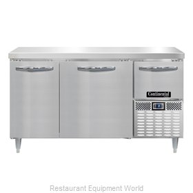 Continental Refrigerator DLFA60-SS Freezer Counter, Work Top