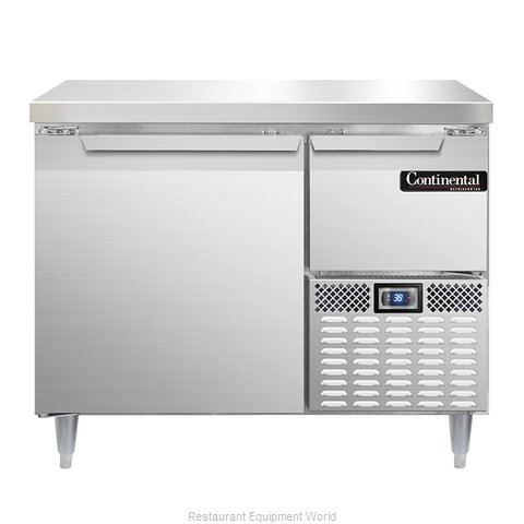 Continental Refrigerator DLRA43-SS Refrigerated Counter, Work Top