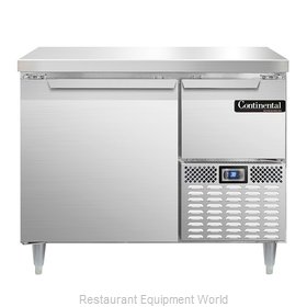 Continental Refrigerator DLRA43-SS Refrigerated Counter, Work Top